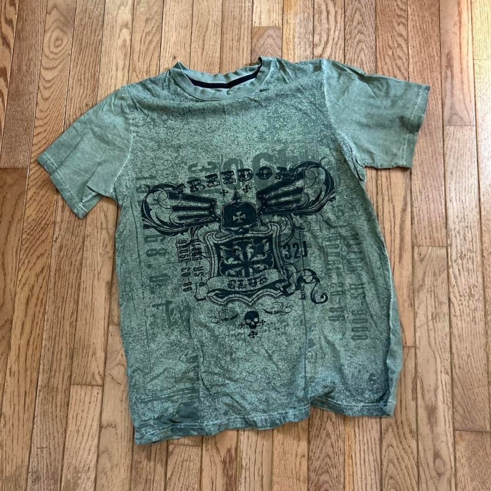 Y2K Affliction Style‎ Emo Goth Shirt